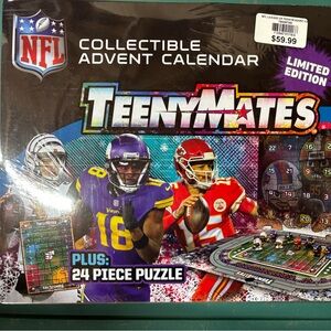 New 2024 Party Animal NFL Color Rush TeenyMates Advent Calendar quick to ship